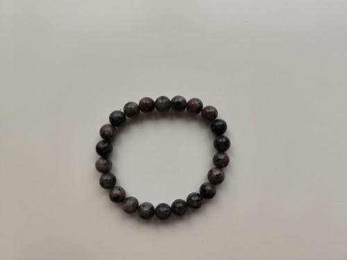 Bransoletka z kamieni - Yooperlite - widok Bransoletka z kamieni - Yooperlite - widok z góry