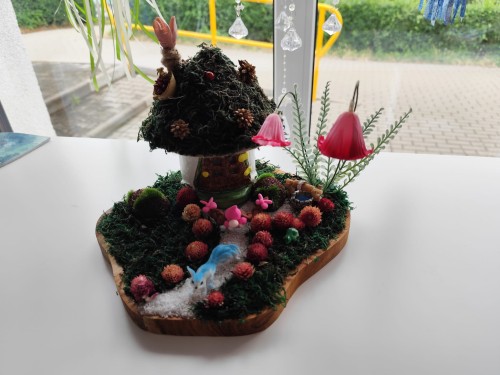 Leśny domek - widok od przodu