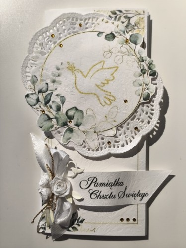 Kartka - Pamiątka Chrztu Świętego (wzór nr 1)