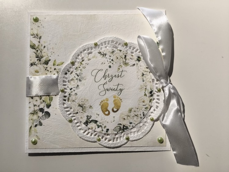 Kartka - Pamiątka Chrztu Świętego (wzór nr 2)