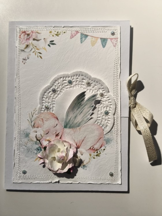 Kartka - Pamiątka Chrztu Świętego (wzór nr 6)