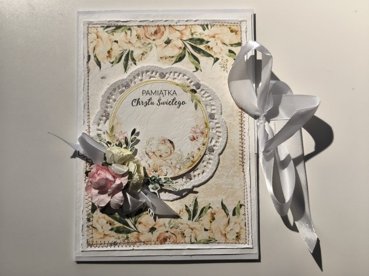 Kartka - Pamiątka Chrztu Świętego (wzór nr 7)