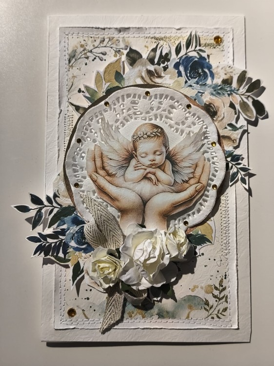 Kartka - Pamiątka Chrztu Świętego (wzór nr 10)