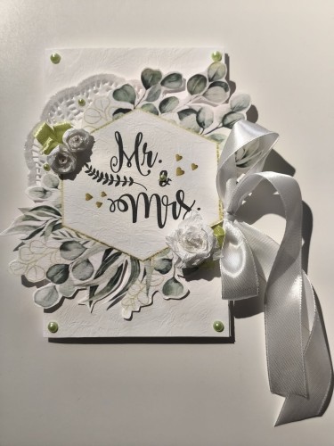 Kartka - Pamiątka Ślubu (wzór 2)