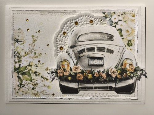 Kartka - Pamiątka Ślubu (wzór 4)